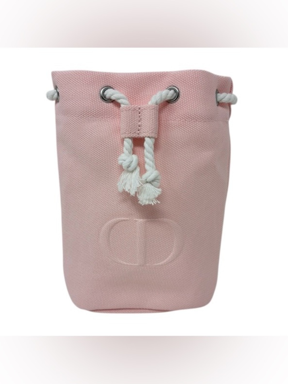 DIOR BEAUTE Soft Pink Drawstring Makeup Toiletry Bucket Bag Pouch New